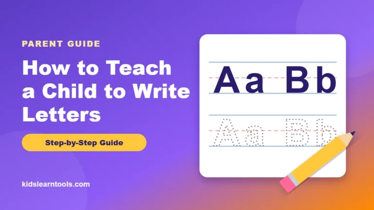 How to teach a child to write letters - step-by-step guide with tracing letters on handwriting lines
