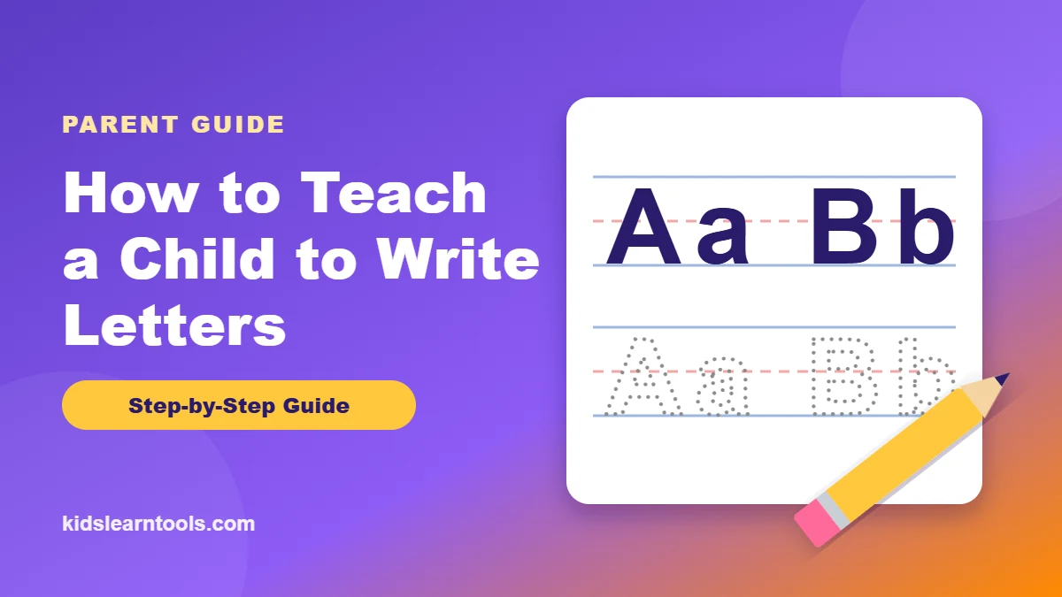 How to teach a child to write letters - step-by-step guide with tracing letters on handwriting lines